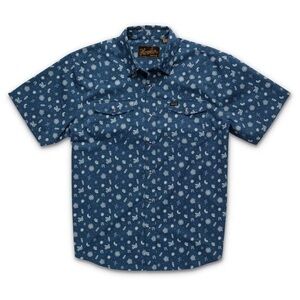 Blue Floral Men's Shirt